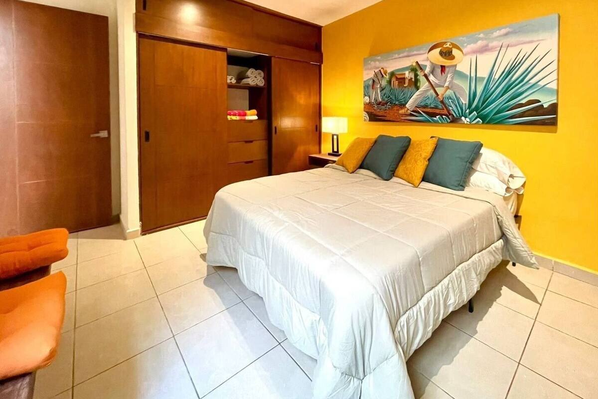 Apartment | 1 bilik tidur, dihias secara berasingan