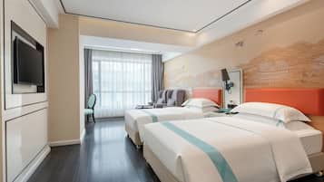 Superior Twin kamer, uitzicht op stad | Hypoallergeen beddengoed, donzen dekbedden, Select Comfort-bedden