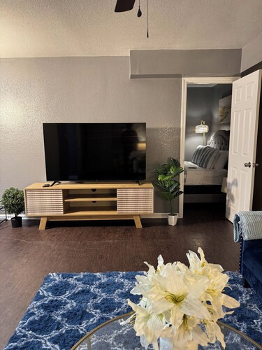 2 Bed 1 Bath Private Apartment with 1King 1 Queen in Houston Heights