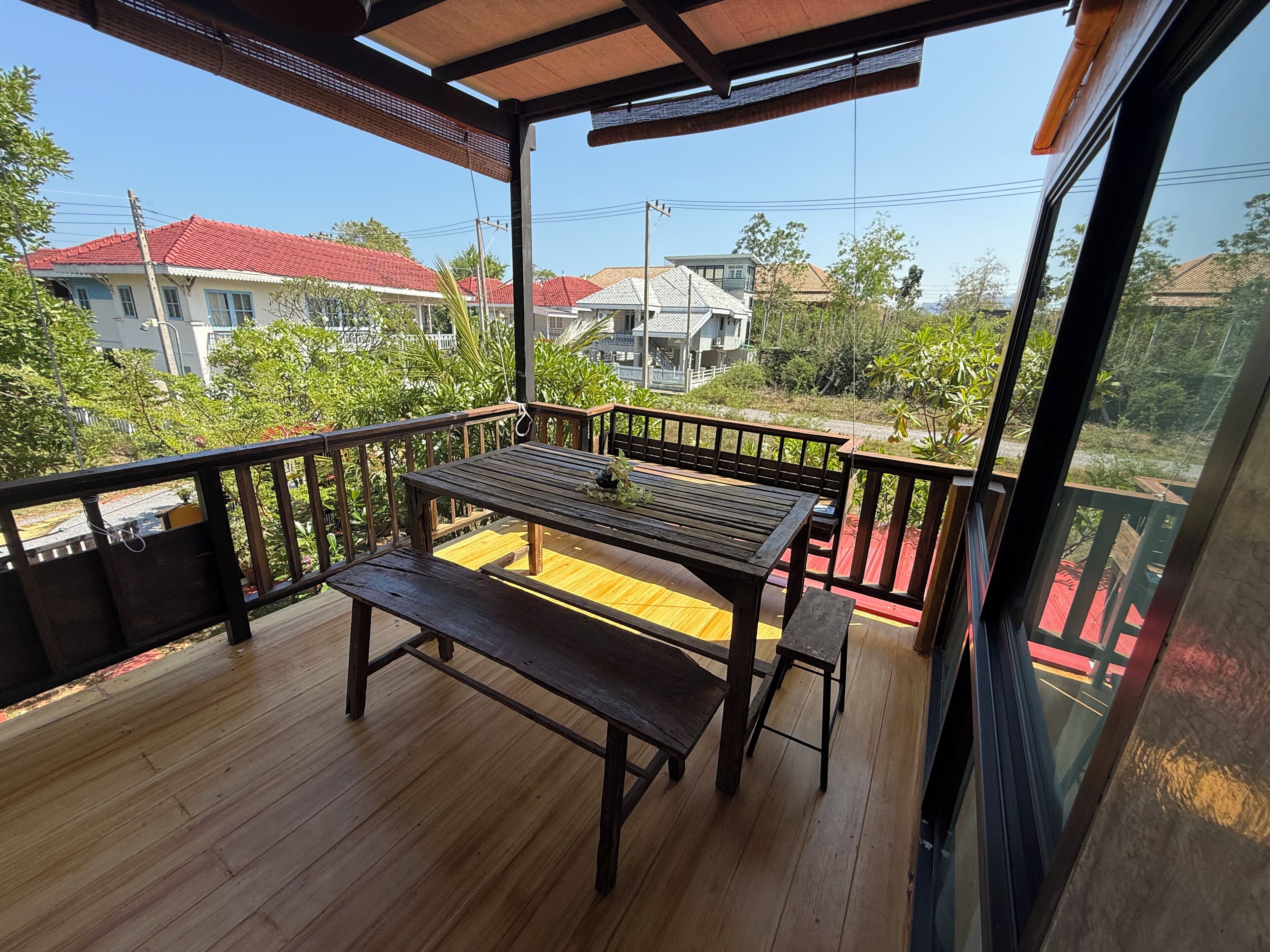 Family Twin Room, 1 Bedroom, Garden View | Terrace/patio