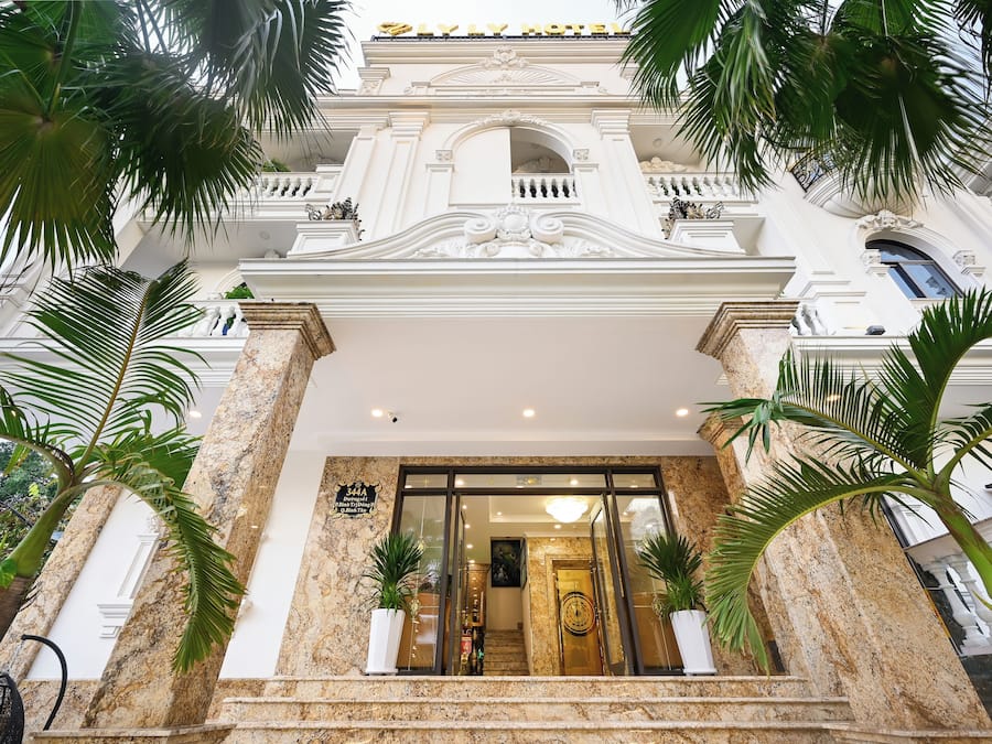 Voorkant van accommodatie