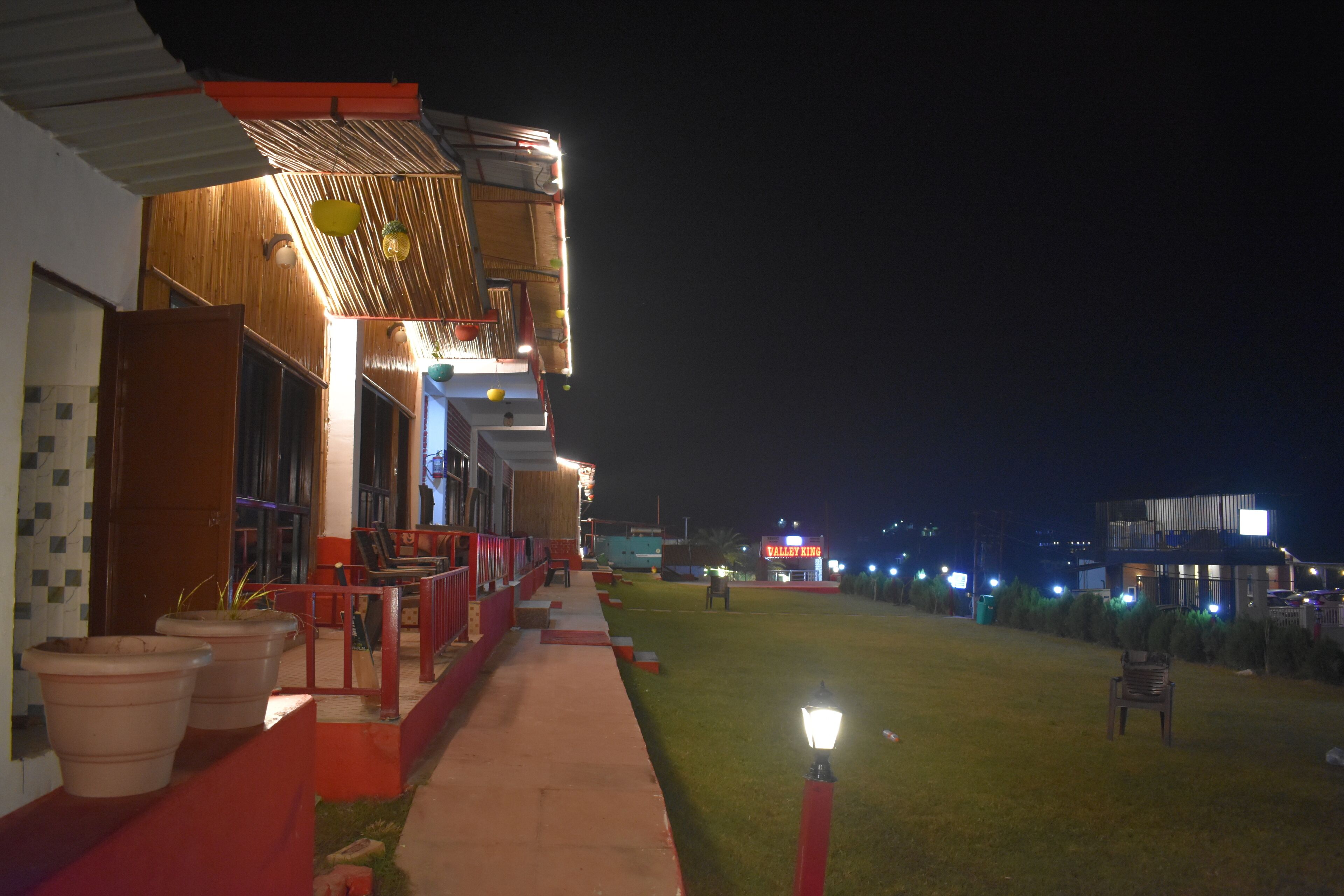 Front of property – evening/night