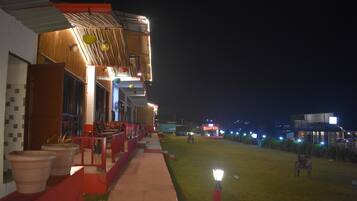 Front of property – evening/night