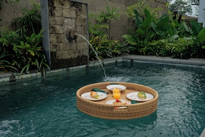 Luxury Villa, 1 Bedroom, Private Pool | Premium bedding, pillowtop beds, minibar, desk
