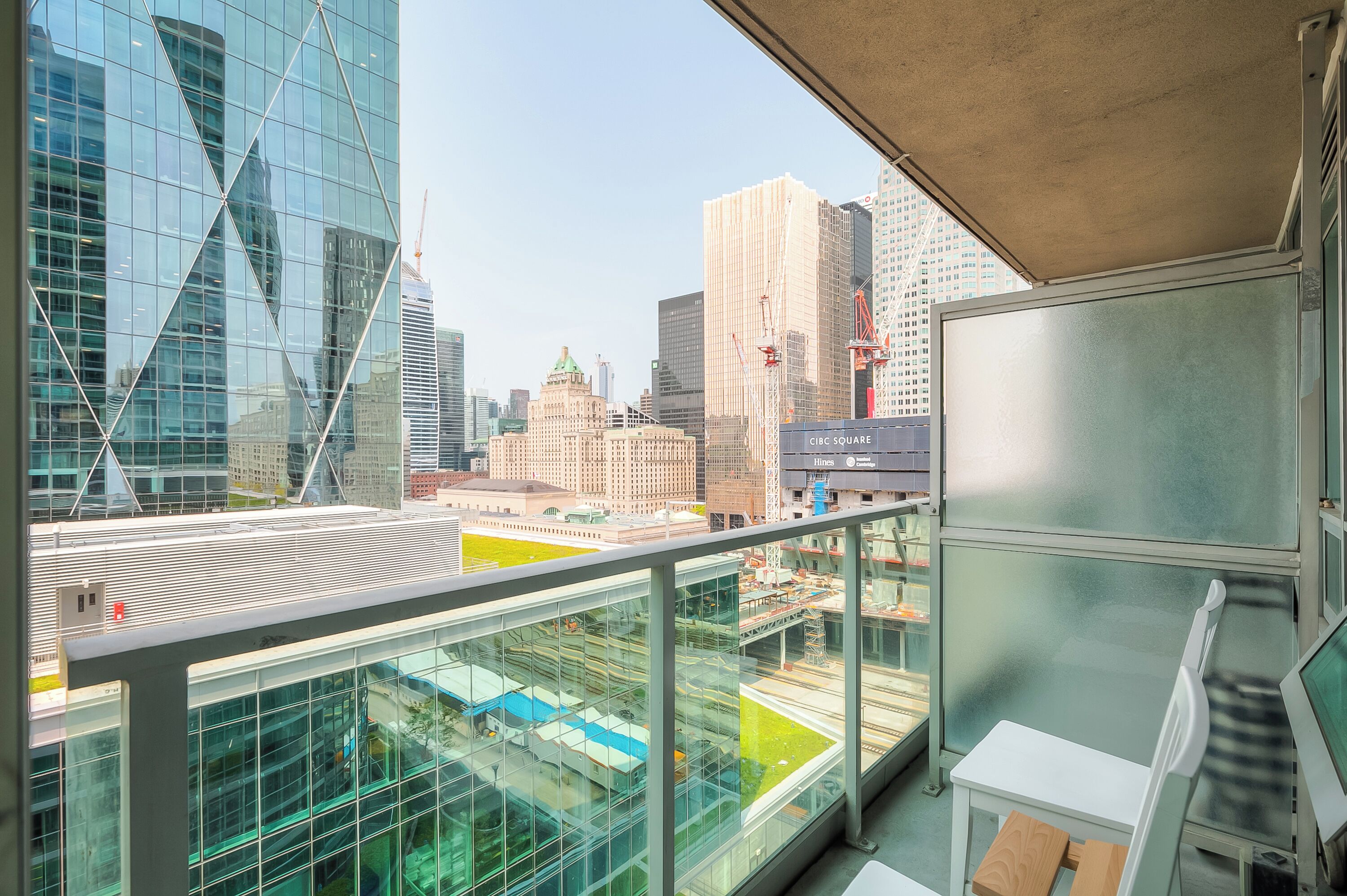 Grand appartement | Uitzicht vanaf balkon