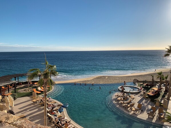 Piscina externa, piscina aquecida