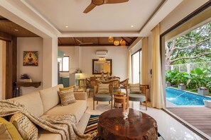 Luxury Villa, 3 Bedrooms | Living area