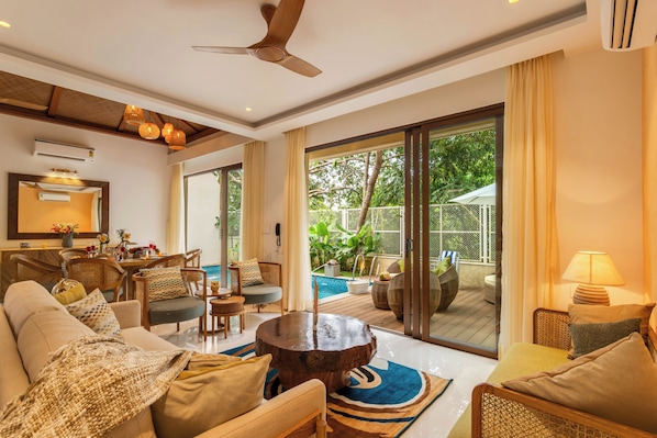 Luxury Villa, 3 Bedrooms | Living area