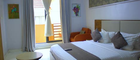 Executive-suite | 1 soveværelse, skrivebord