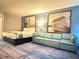 Escritorio, wifi gratis y ropa de cama