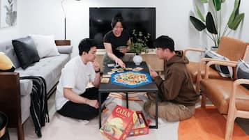 电视、壁炉
