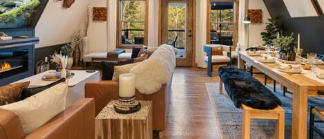 Smart TV, fireplace, offices