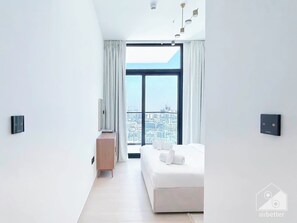1 bedroom, iron/ironing board, bed sheets