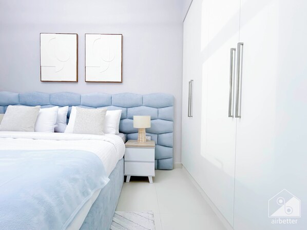 アパートメント (3 Bedrooms) | 3 室のベッドルーム、アイロン / アイロン台、ベッドシーツ