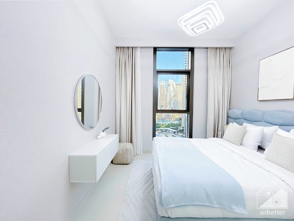 Appartement (3 Bedrooms) | 3 chambres, fer et planche à repasser, draps fournis