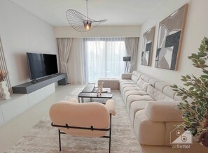 Apartment (2 Bedrooms) | Interior - Burj Crown Luxury 2bedroom Balcony & View (Dubai)