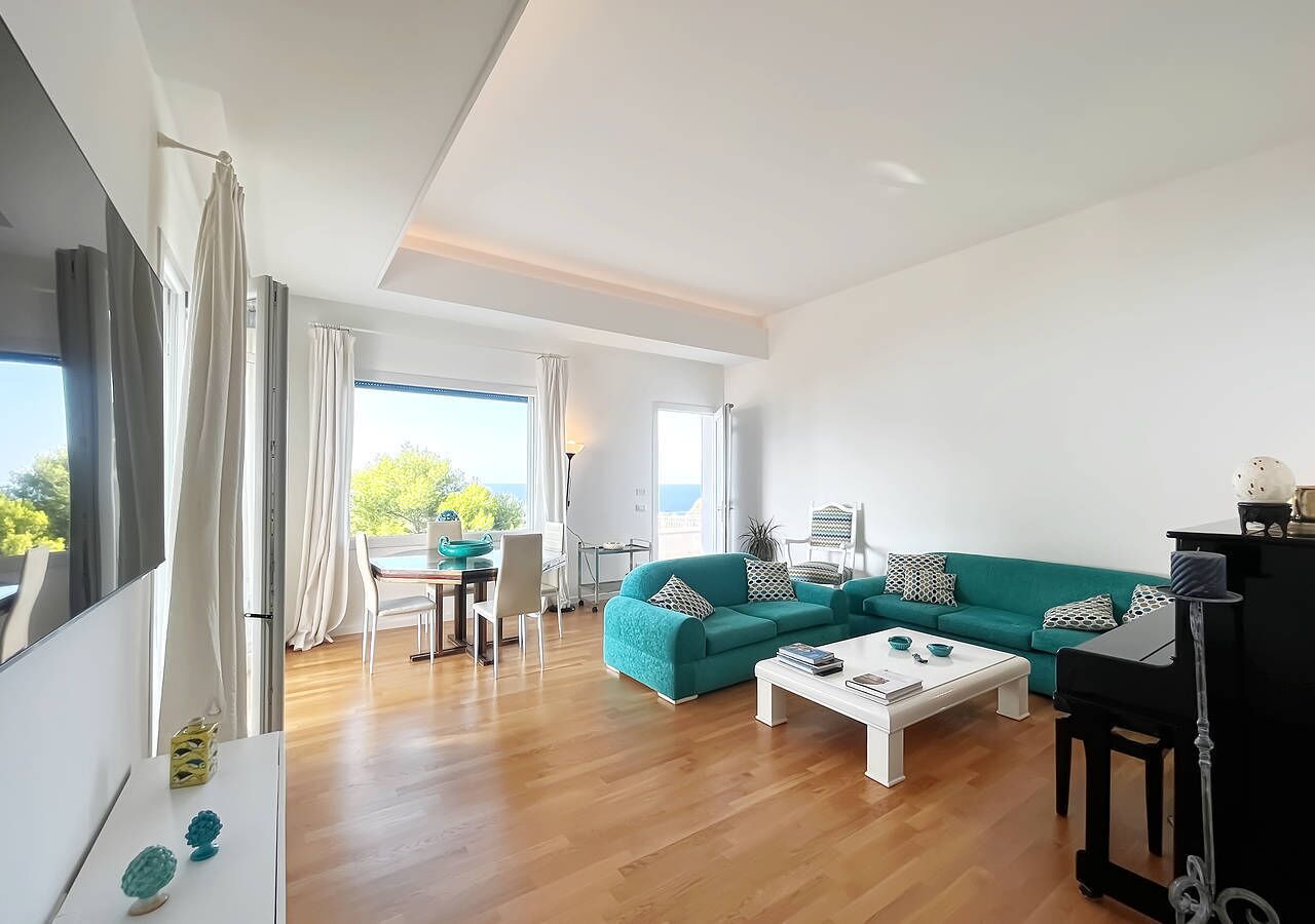Apartment, Sea View | Living area