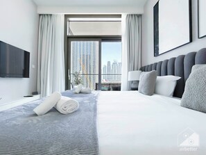 アパートメント (4 Bedrooms) | 4 室のベッドルーム、アイロン / アイロン台、ベッドシーツ