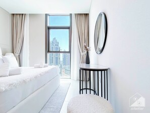 Apartment (2 Bedrooms) | 2 bedrooms, iron/ironing board, bed sheets - 2B With Stunning Burj Views at Burj Crown (Dubai)