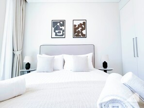 Lejlighed (2 Bedrooms) | 2 soveværelser, strygejern/strygebræt, sengetøj