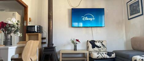 Classic Apartment | Living area | 40-inch flat-screen TV with digital channels, Netflix