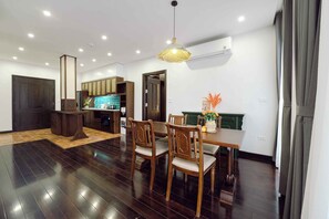 Apartment, 2 Bedrooms, City View | Living area | TV - FLESTA Lieu Giai Apartment & Hotel (Hanoi)