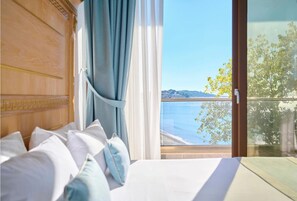 Suíte júnior, sacada, vista para o mar | 1 quarto, Wi-Fi de cortesia