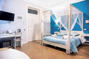 Luxury-Doppelzimmer | Schreibtisch, laptopgeeigneter Arbeitsplatz, Bügeleisen/Bügelbrett