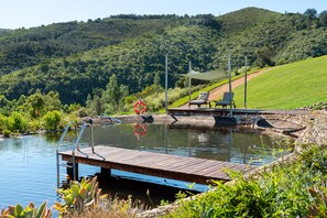 Cabin | Pool | Outdoor pool - Amazing Riverside Retreat With Hot Tub & Ecopool (Mossel Bay)