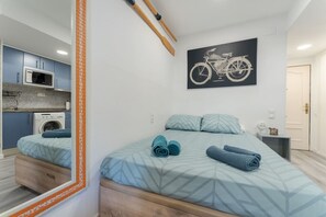 Desk, iron/ironing board, travel crib, WiFi