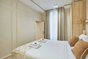 1 chambre, fer et planche Ă repasser, Wi-Fi, draps fournis