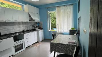 Lägenhet Deluxe - balkong - utsikt mot bergen | Eget kök
