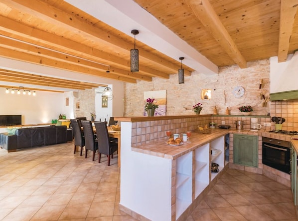 Villa (Four Bedroom Villa with Private Pool) | Private kitchen | Fridge