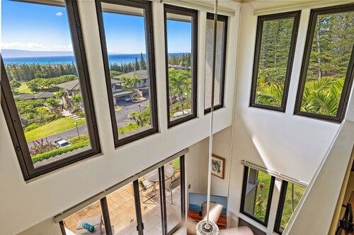Walk to Kapalua Bay | AC |Kapalua Golf Villa 21T8 | Hilltop Views | Pools