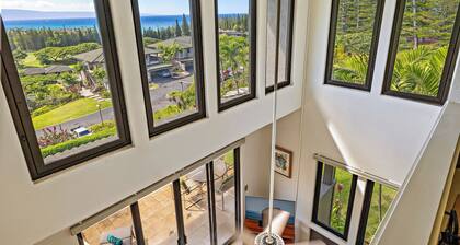 Walk to Kapalua Bay | AC |Kapalua Golf Villa 21T8 | Hilltop Views | Pools