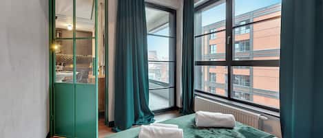 Apartamento superior | 1 quarto, roupas de cama antialérgicas, individualmente decorados
