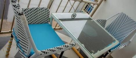 Apartemen Mewah, balkon, pemandangan kota | Balkon