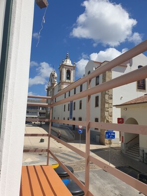 Byutsikt fra overnattingsstedet