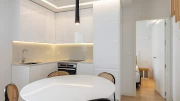 Maisonnette, uitzicht op stad | Woonruimte | Een flatscreentelevisie