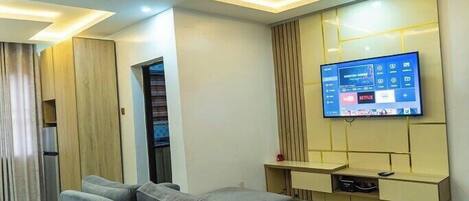 エコノミー アパートメント バルコニー シティビュー | リビング エリア | 薄型テレビ