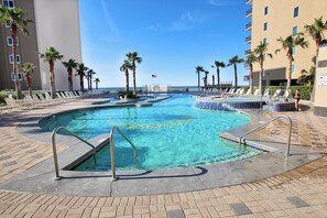 Indoor pool, a heated pool - Crystal Tower 207- Book Your Beach Stay Today! (Gulf Shores)