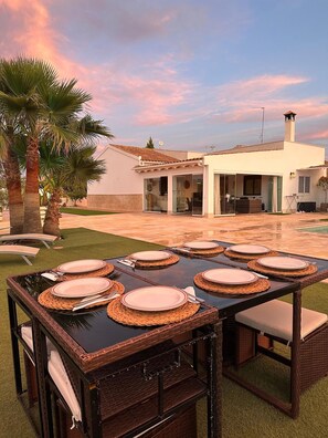 Udendørs spisemuligheder