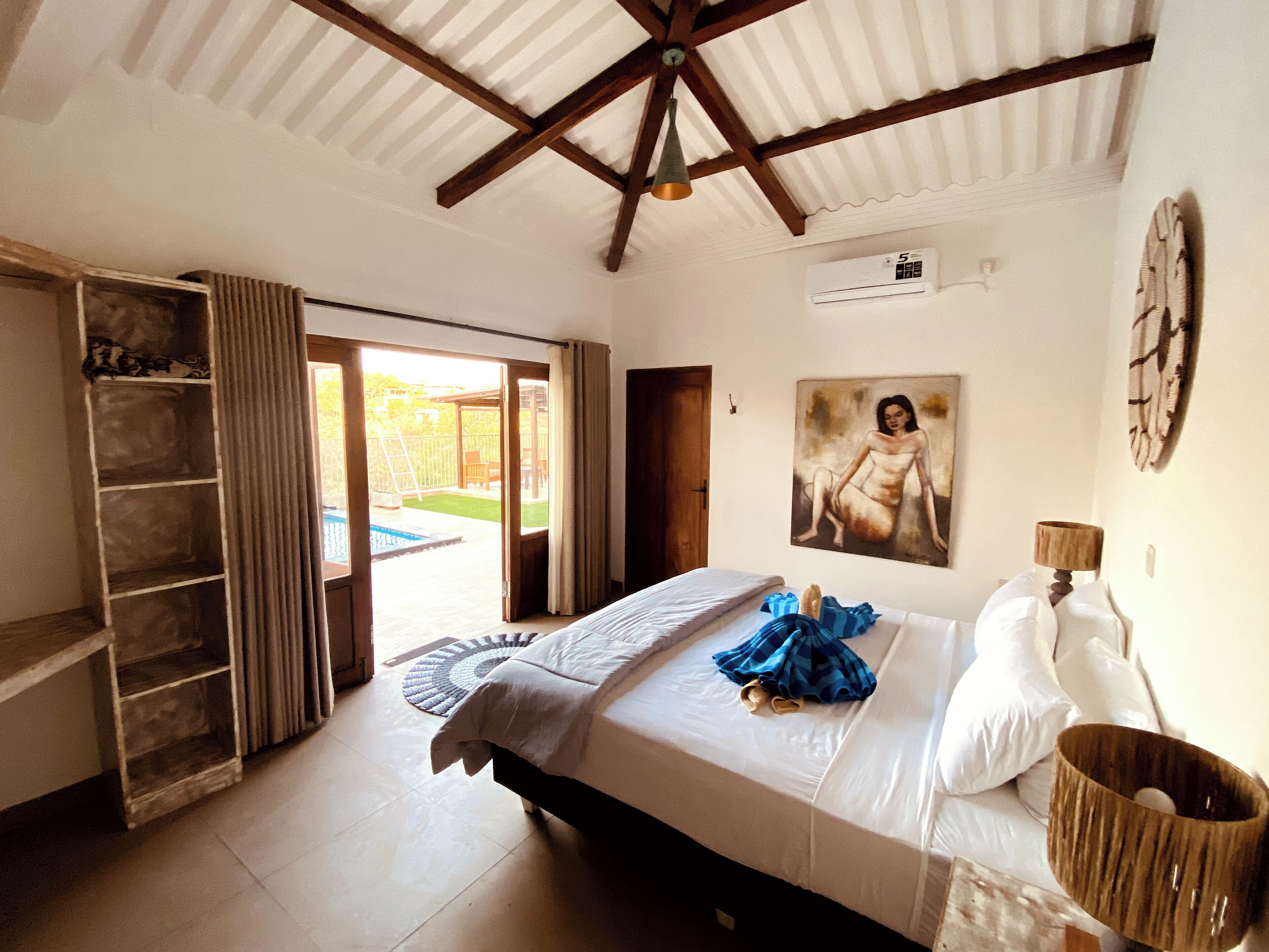 Villa, 3 Bedrooms, Beach View | 3 bedrooms, down comforters, desk, free WiFi