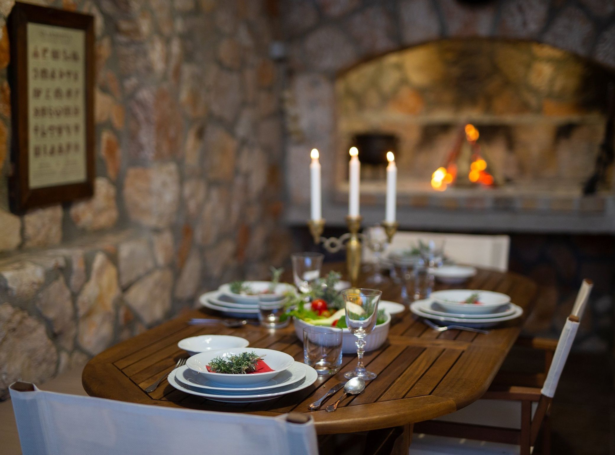 Villa (Tranquil Getaway Polje Villa with Poo) | Dining room