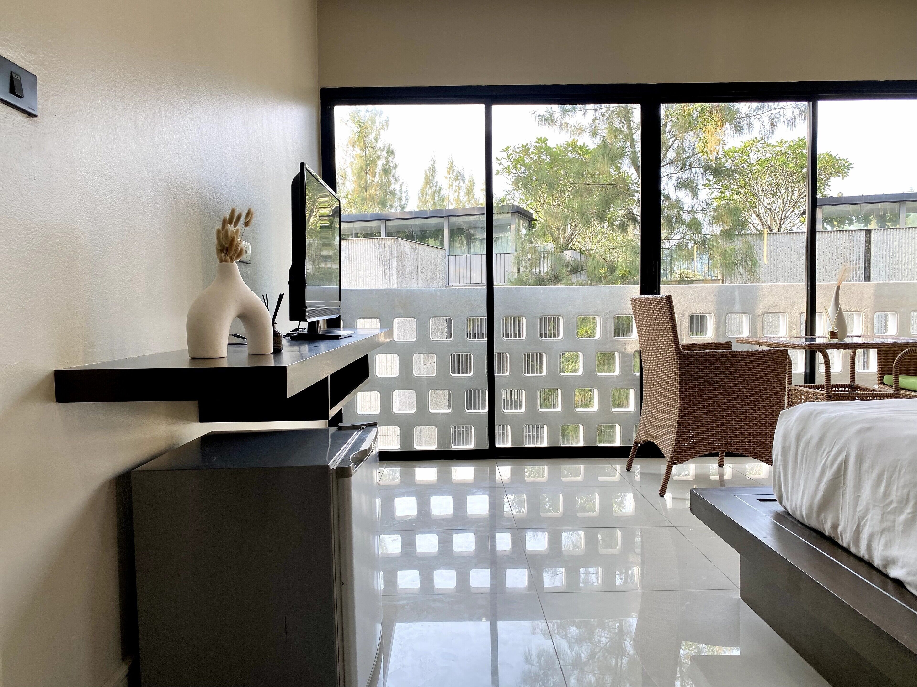 Premium Room | Living area | 45-cm LCD TV with cable channels