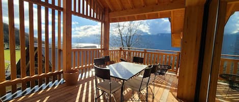 Superior Chalet, Lake View | Terrace/patio