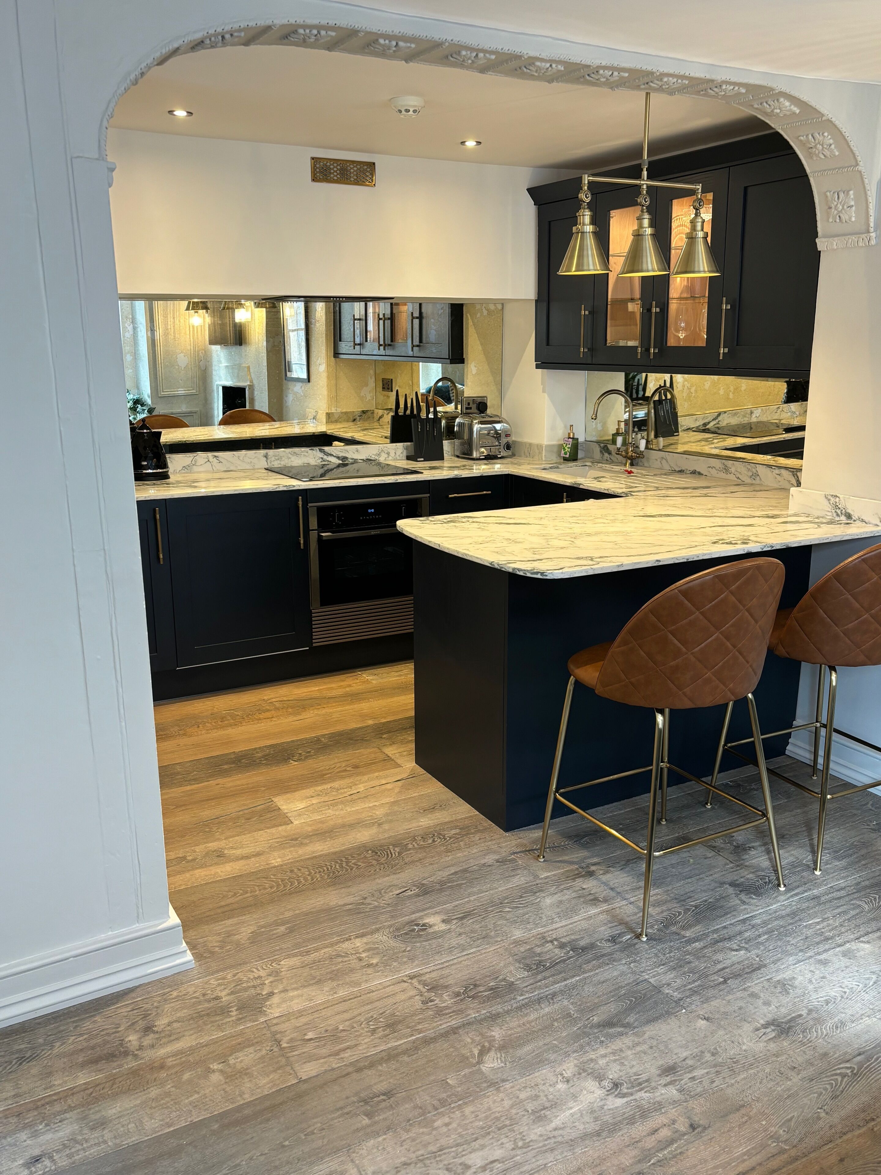 Appartement Luxe, cuisine, vue ville | Cuisine privée