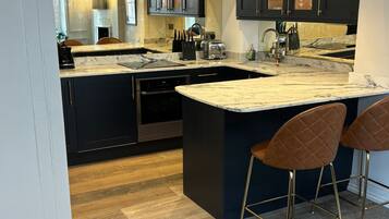 Luxury Apartment, Kitchen, City View | Private kitchen