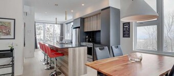 SKI-IN/SKI-OUT - Bromont - 2 bedroom condo on 2 floors - on the ski slope!!