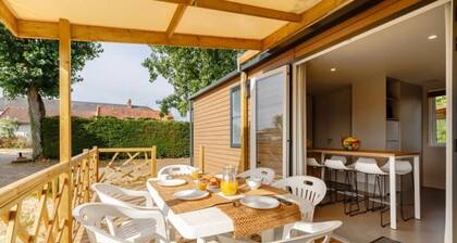 ZEcamping 3* piscine couverte dog friendly locatif TV LV BBQ 33m2